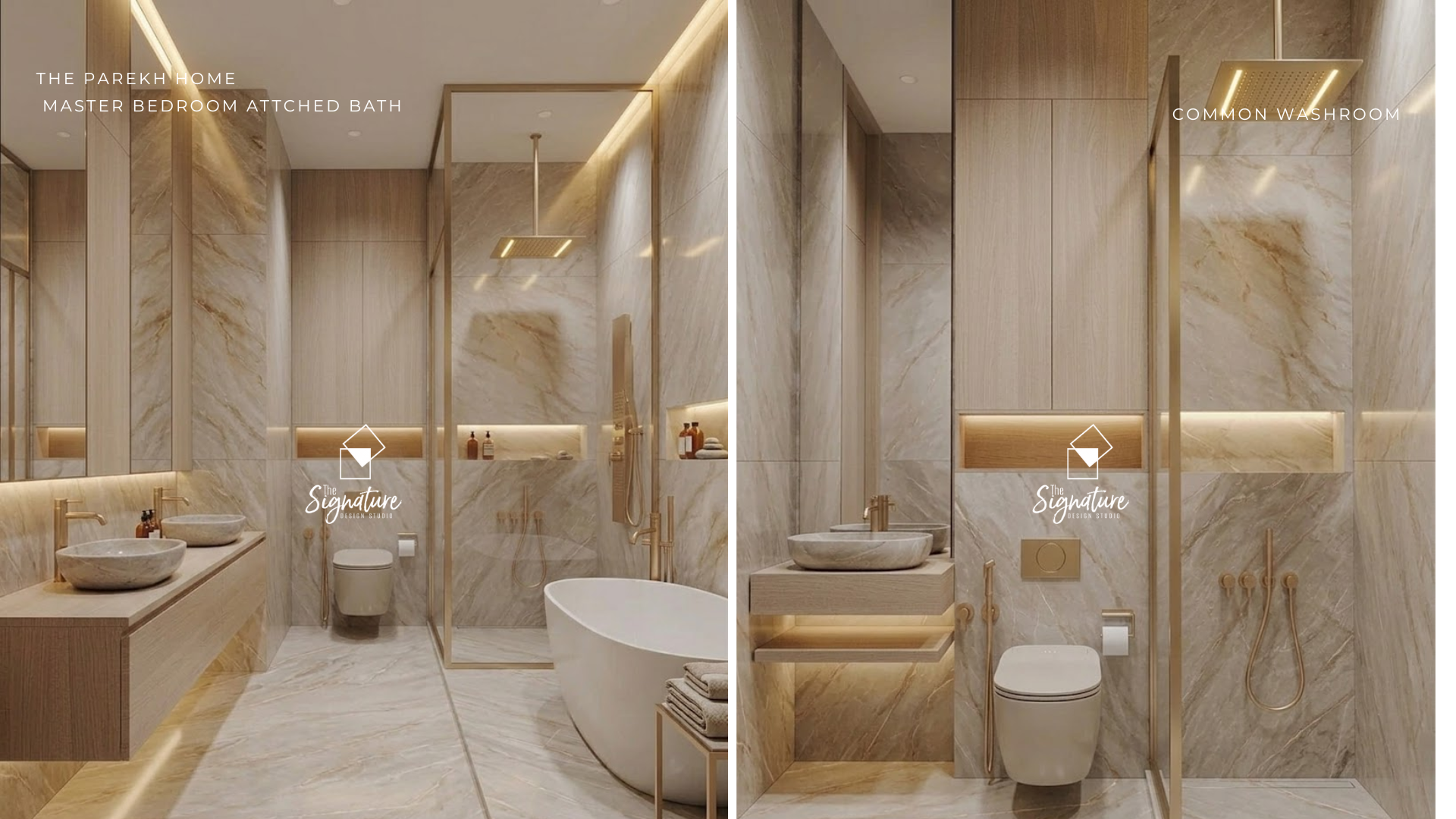 Premium interior design project by The Signature Design Studio Bangalore