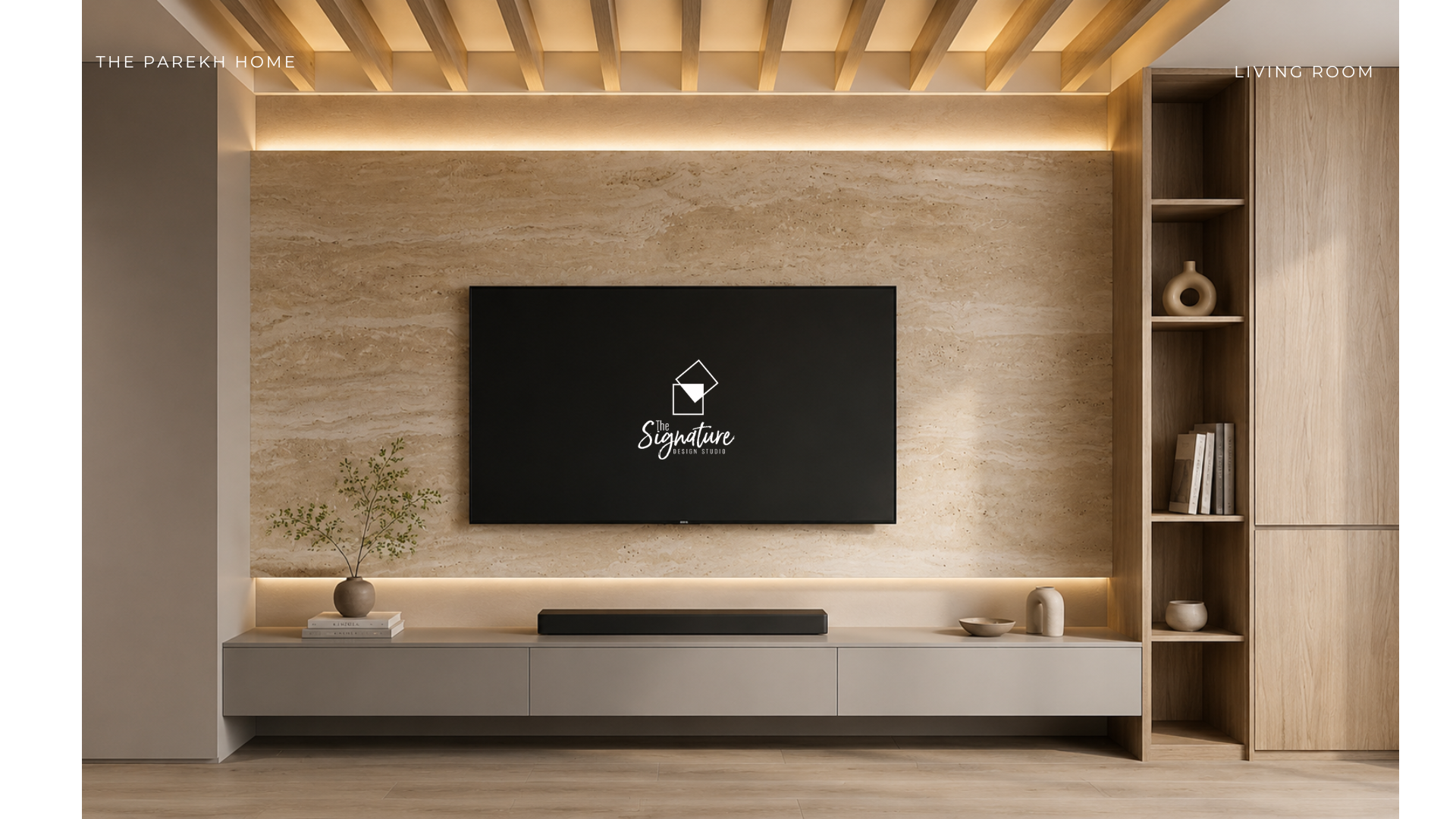 Premium interior design project by The Signature Design Studio Bangalore