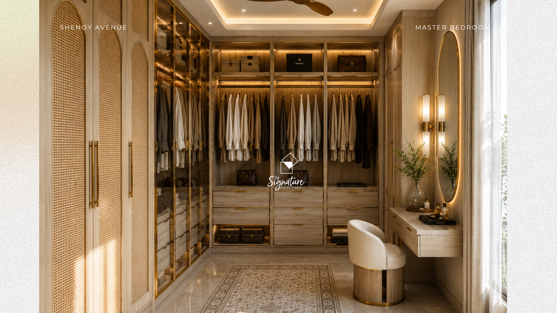 Premium interior design project by The Signature Design Studio Bangalore